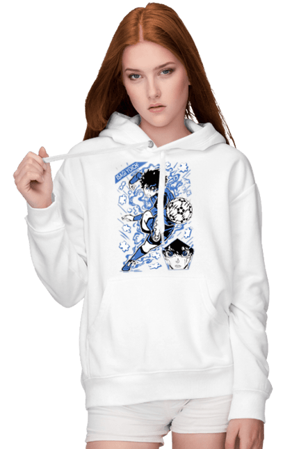 Women's hoodie with prints Blue Lock Isagi Yoichi. Anime, blue lock, blue prison, manga, sport, sports anime, yoichi isagi. 2070702