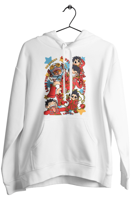 Women's hoodie with prints One Piece Luffy. Anime, luffy, manga, monkey de luffy, one piece, pirates. 2070702