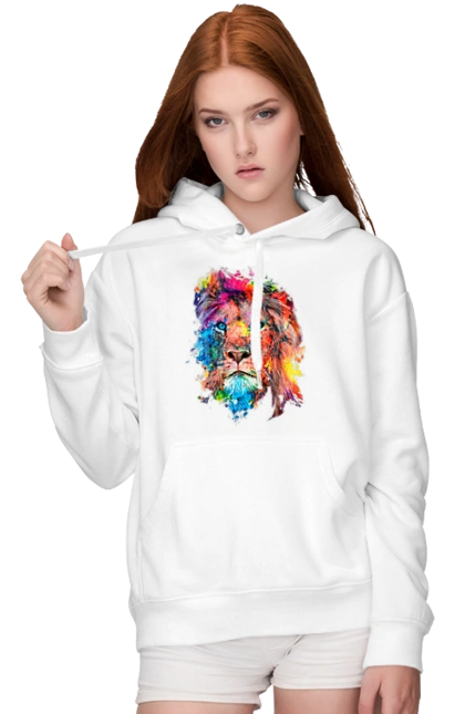 Лев из краски