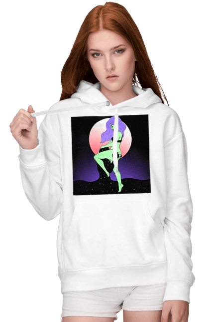 Green Girl And The Moon