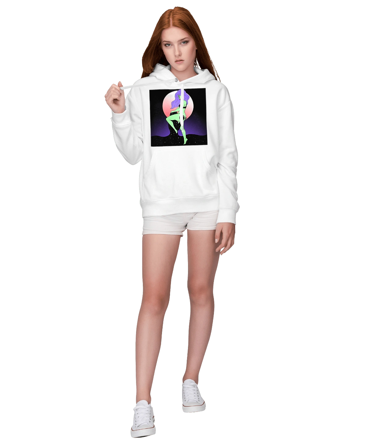 Green Girl And The Moon