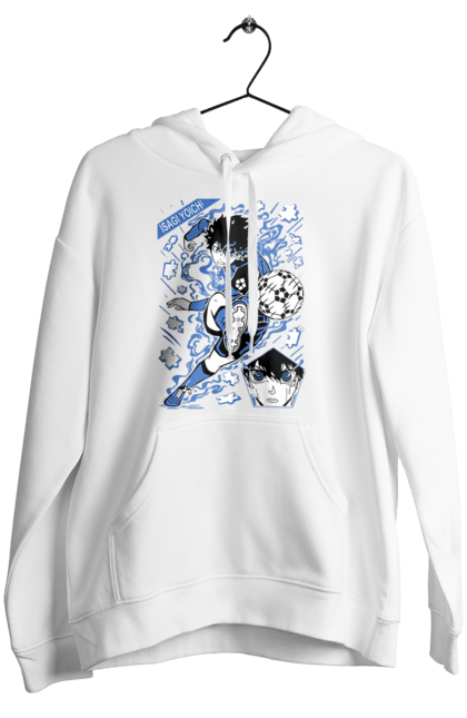 Women's hoodie with prints Blue Lock Isagi Yoichi. Anime, blue lock, blue prison, manga, sport, sports anime, yoichi isagi. 2070702