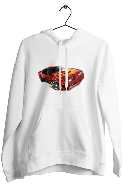 Жіноче худі з принтом "Машина червона, швидкісна". Їзда, колеса, машина, швидкість. 2070702