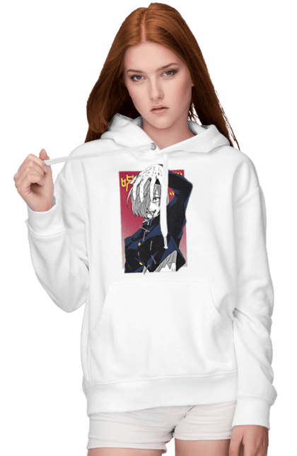 Women's hoodie with prints Jujutsu Kaisen Nobara. Anime, dark fantasy, jujutsu kaisen, magic battle, manga, mystic, nobara, nobara kugisaki. 2070702