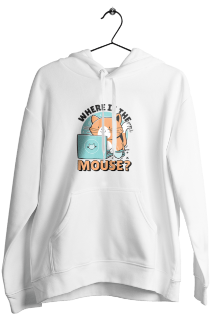 Women`s hoodie with prints Where is the mouse?. Aitі, angular, c, code, css, html, humor, it, it specialist, javascript, jquery, koduvati, php, proger, programmer, programmers, python, react, svelt, type programmer, vue, you. 2070702