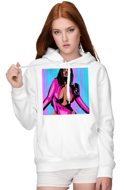 Girl With Deep Neckline