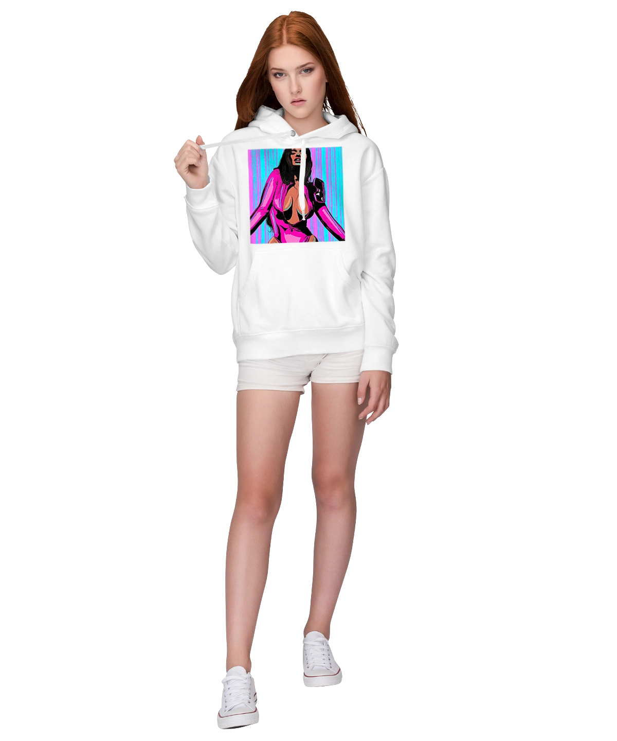 Girl With Deep Neckline