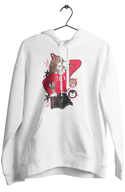 Women's hoodie with prints Chainsaw Man Power. Anime, chainsaw man, demon, manga, power, shonen. 2070702