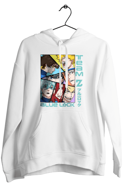 Women's hoodie with prints Blue Lock. Anime, blue lock, blue prison, manga, sport, sports anime. 2070702