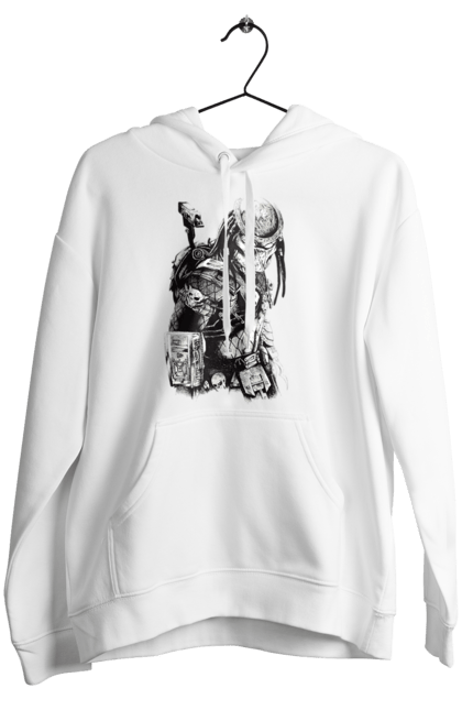 Women's hoodie with prints The Predator. Alien, cinema, film, predator, thriller. 2070702