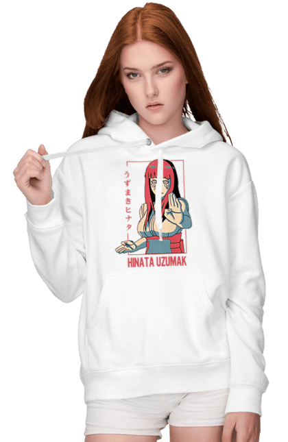 Women's hoodie with prints Naruto Hinata Hyuga. Anime, hinata, hinata hyuga, hyuga, manga, naruto. 2070702