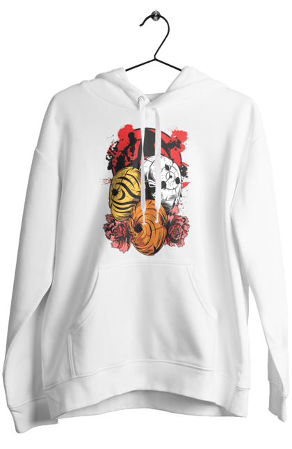 Women's hoodie with prints Naruto Obito Uchiha. Anime, character, manga, naruto, ninja, obito, obito uchiha, tv series, uchiha. 2070702