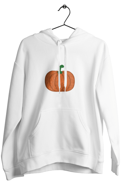 Жіноче худі з принтом "Pumpkin". Autumn, halloween, pumpkin, гарбуз, осінній малюнок, осіння атмосфера, осінь, хелловін. CustomPrint.market
