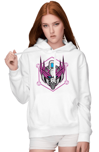 Women's hoodie with prints Killer robot head. Cyborg, killer, killer, killer robot, robot, robot head, technique. 2070702