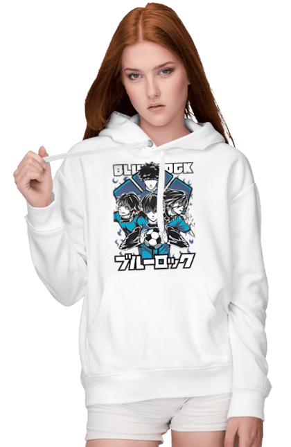 Women's hoodie with prints Blue Lock. Anime, blue lock, blue prison, manga, sport, sports anime. 2070702