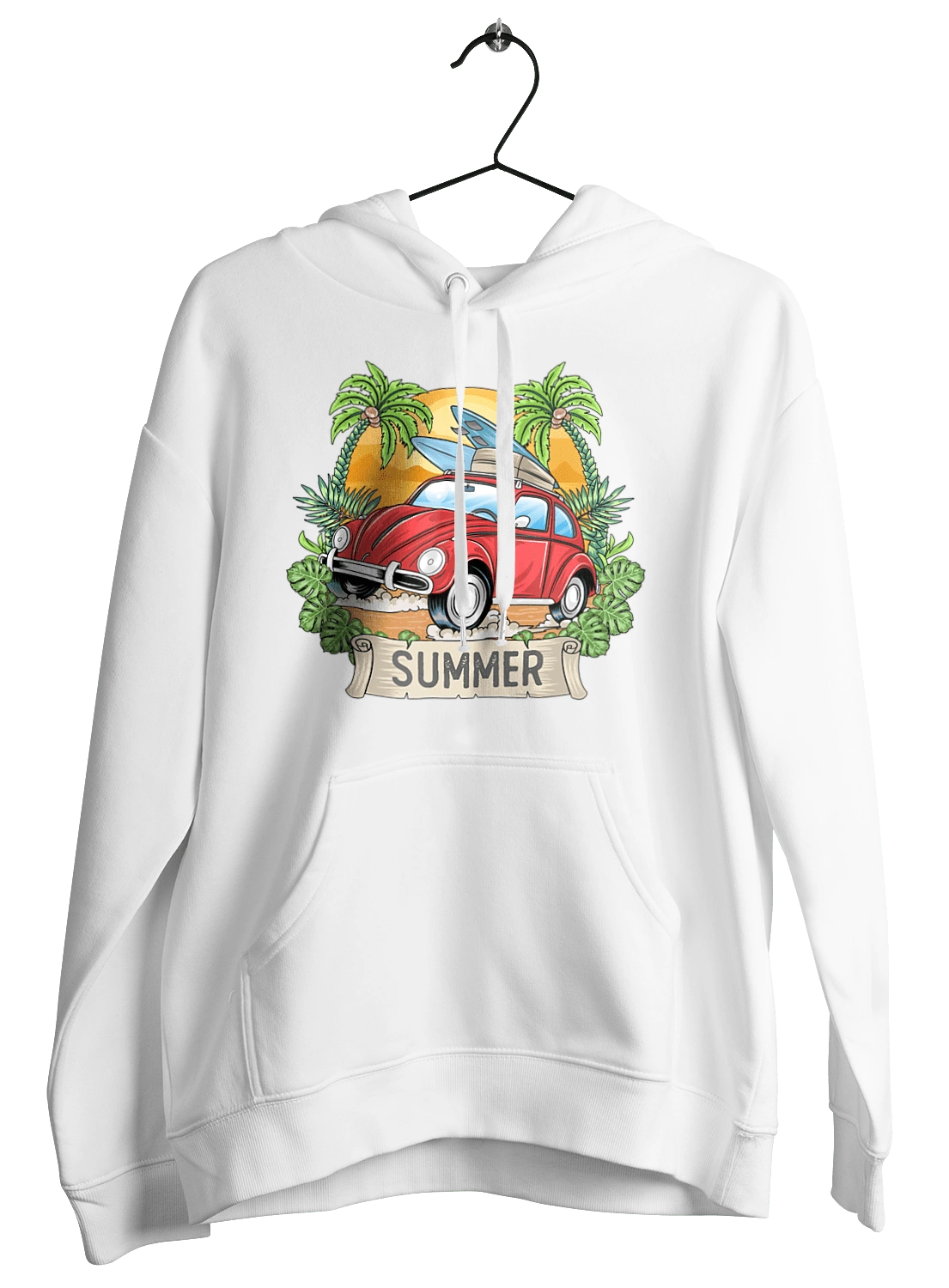 Summer, Car And Palm Trees