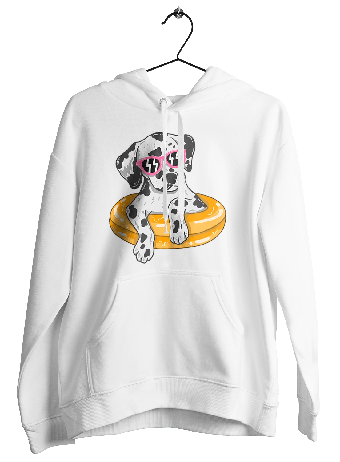 Dalmatian Swims In A Circle