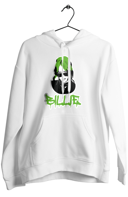 Жіноче худі з принтом "Billie Eilish". Активістка, біллі айліш, мизукант, права, співачка, тварини. 2070702