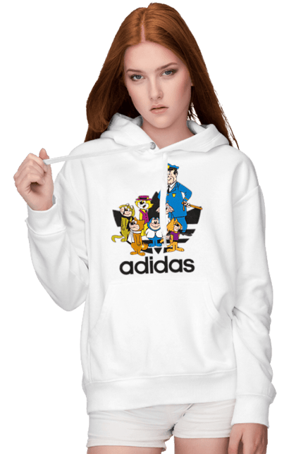 Жіноче худі з принтом "Adidas Top Cat". Adidas, top cat, адідас, кіт, коти, мульт, мультсеріал. 2070702