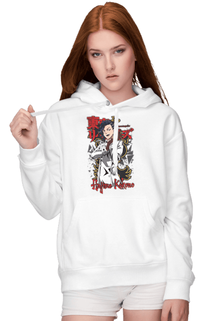 Women's hoodie with prints Tokyo Revengers Hajime Kokonoi. Anime, black dragon, film, hajime kokonoi, manga, tokyo manji gang, tokyo revengers, tv series. 2070702