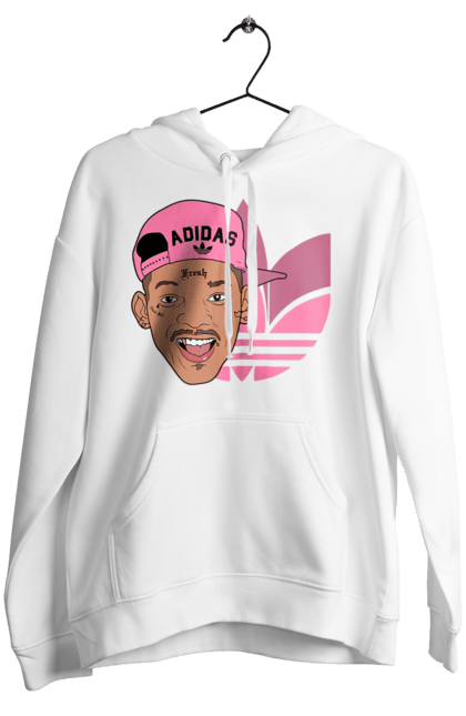 Women's hoodie with prints Adidas Will Smith. Actor, adidas, movie, role, will smith. 2070702