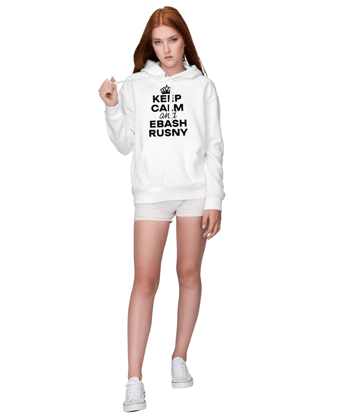 Keep Calm and Ebash Rusny black