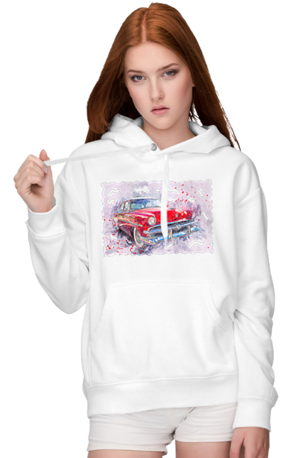Women`s hoodie with prints Car gas. Car, car gas, gas, road, victory, wheel. 2070702