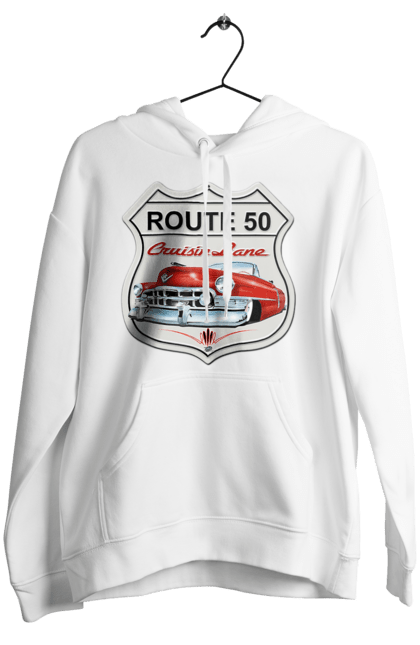 Жіноче худі з принтом "Route 50". Байк, байкер, байкер клуб, брат, брати, брутал, гарячий асфальт, гарячий кінь, гарячий стрижень, дорога 50, дорога 66, дорога 80, дороги америки, дороги україни, жага швидкості, клуб байкерів, мотоцикл, мотоцикліст, справжній чоловік, чувак, швидкість. 2070702