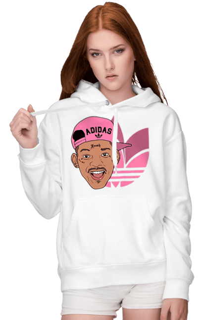 Women's hoodie with prints Adidas Will Smith. Actor, adidas, movie, role, will smith. 2070702