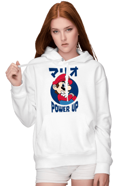 Women's hoodie with prints The Super Mario Bros.. Character, game, mario, mario bros, nintendo, super mario bros. 2070702