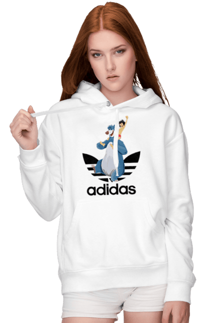 Жіноче худі з принтом "Adidas Мауглі". Adidas, mowgli, адідас, книга, книга джунглів, мауглі, мультфільм. 2070702