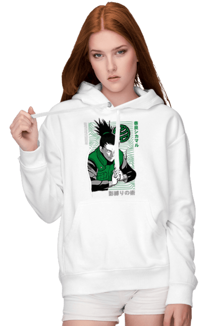 Жіноче худі з принтом "Шикамару". Naruto, shikamaru, shikamaru nara, аніме, манга, наруто, шикамару, шикамару нара. 2070702