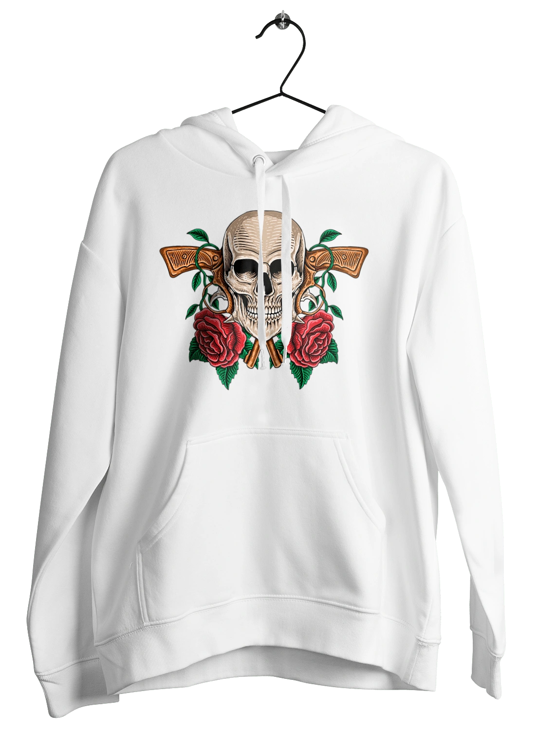 Skull with roses
