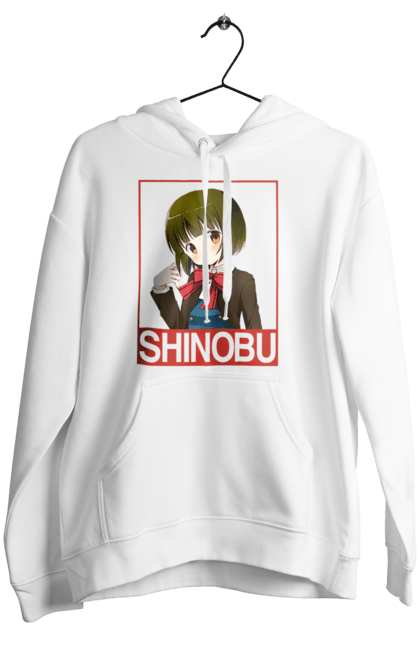 Women's hoodie with prints Kiniro Mosaic Shinobu Omiya. Anime, gold mosaic, kiniro mosaic, kinmoza, manga, shinobu, shinobu omiya. 2070702