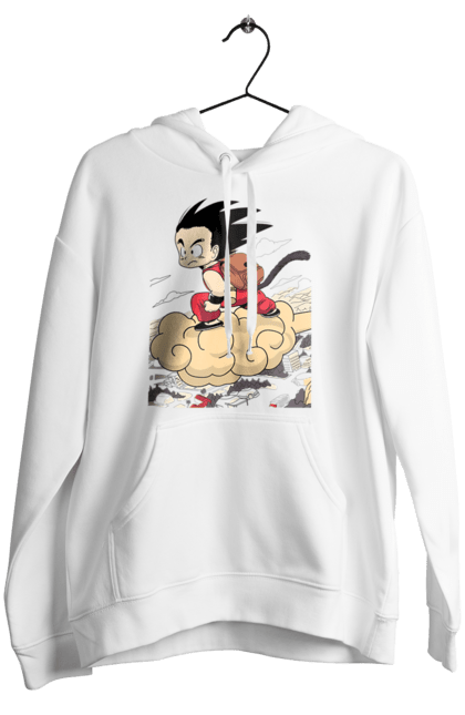 Жіноче худі з принтом "Перли дракона Сон Гоку". Dragon ball, manga, son goku, аніме, гоку, манга, перли дракона, сон гоку. 2070702