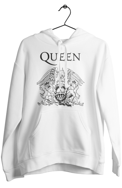 Жіноче худі з принтом "Queen". Queen, глем рок, група, квін, музика, поп рок, рок, хард рок. 2070702