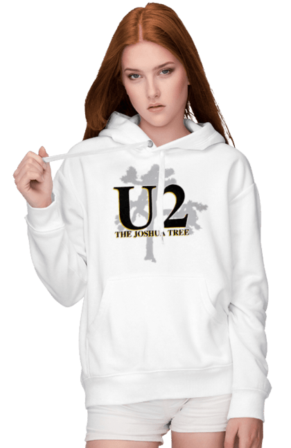 Women's hoodie with prints Group U2. Alternative rock, dance rock, group, music, post-punk, rock, soft rock, tour. 2070702