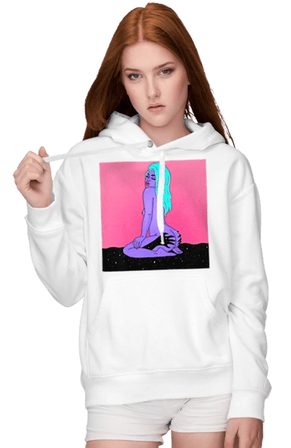 Purple Girl In Hands