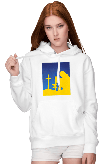 Жіноче худі з принтом "Патріот". Патриот, патриотизм, победа, свобода, украина, украинец. 2070702