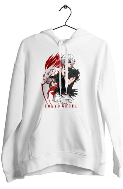 Жіноче худі з принтом "Токійський гуль". Kaneki ken, tokyo ghoul, аніме, драма, жахи, канеки кен, канекі кен, манга, токійський гуль, фантастика. 2070702