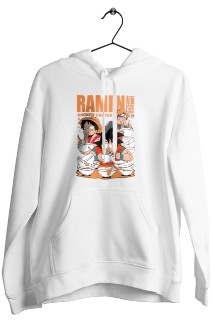 Women's hoodie with prints Ramen. Anime, characters, food, goku, luffy, manga, naruto, ramen. 2070702