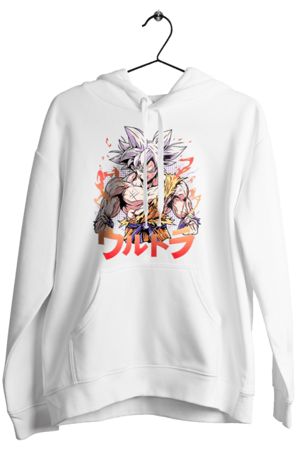 Women's hoodie with prints Dragon Ball Son Goku. Anime, dragon ball, goku, manga, son goku, tv series. 2070702