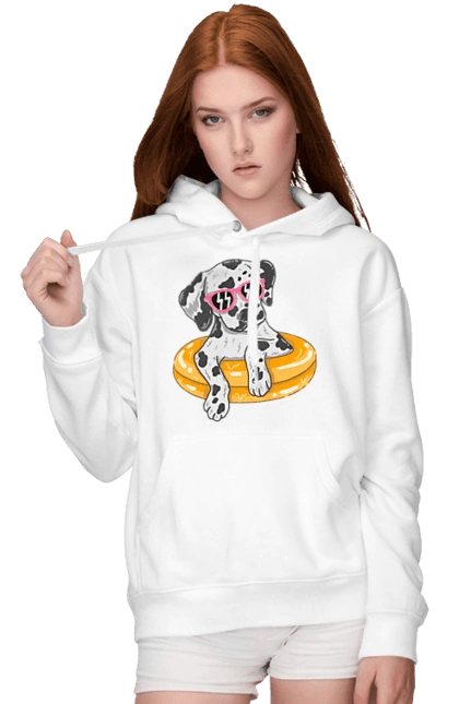 Dalmatian Swims In A Circle