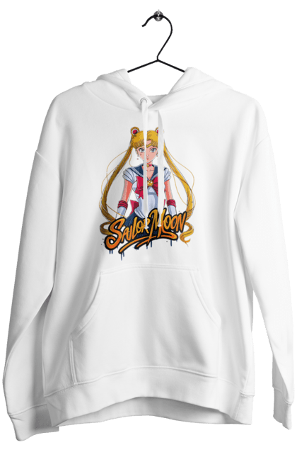 Women's hoodie with prints Sailor Moon. Anime, drama, magical girl, sailor moon, tv series, usagi tsukino. 2070702