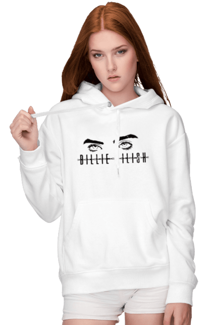 Жіноче худі з принтом "Біллі Айлиш". Billie, billie eilish, billieeilish, eilish, артист, музика. 2070702