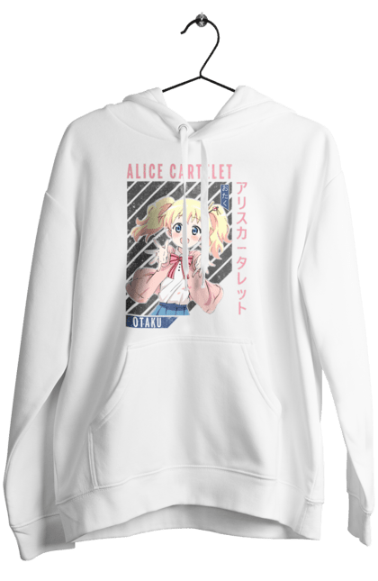 Женское худи с принтом Золотая мозаика Алиса Картелет. Alice cartelet, anime, kiniro mosaic, kinmoza, manga, алиса, алиса картелет, аниме, золотая мозаика, манга. 2070702