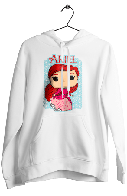 Women's hoodie with prints Ariel. Ariel, little mermaid, mermaid, princess, story. 2070702