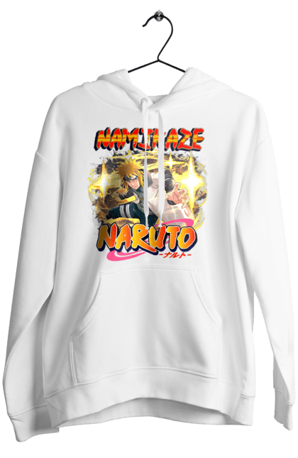 Women's hoodie with prints Naruto Minato. Anime, fourth hokage, hokage, manga, minato namikaze, naruto, tv series. 2070702