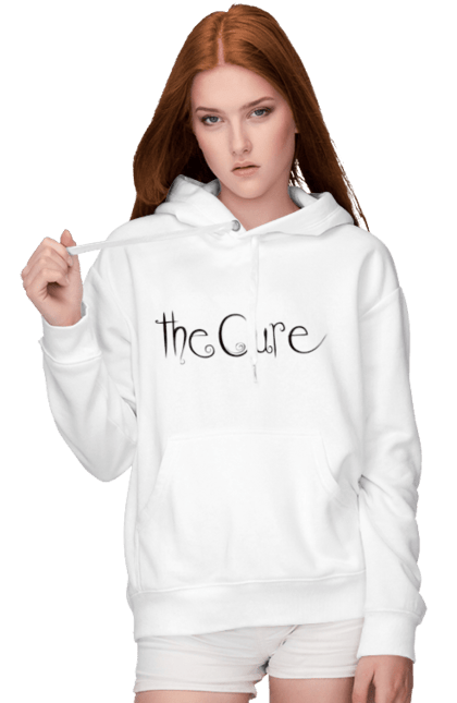 Женское худи с принтом The Cure. Cure, kiss me, альтернативный рок, готик-рок, группа, дрим-поп, музыка, новая волна, постпанк, рок. 2070702