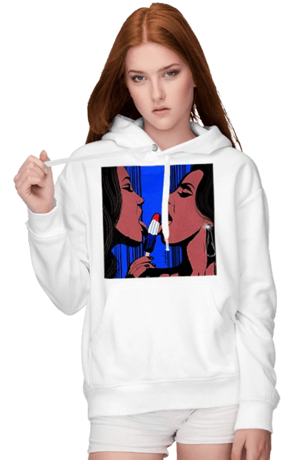 Girls Lick Ice Cream